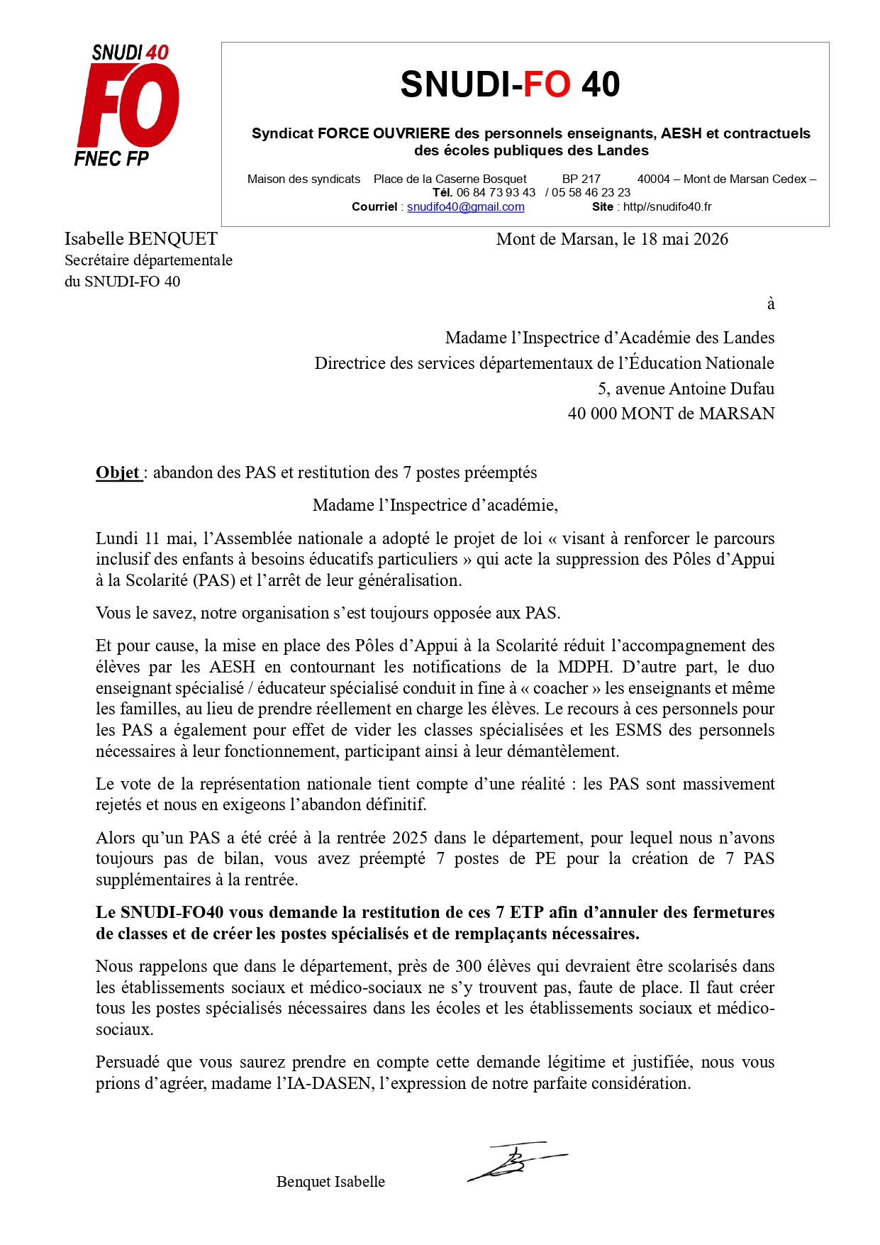 lettre